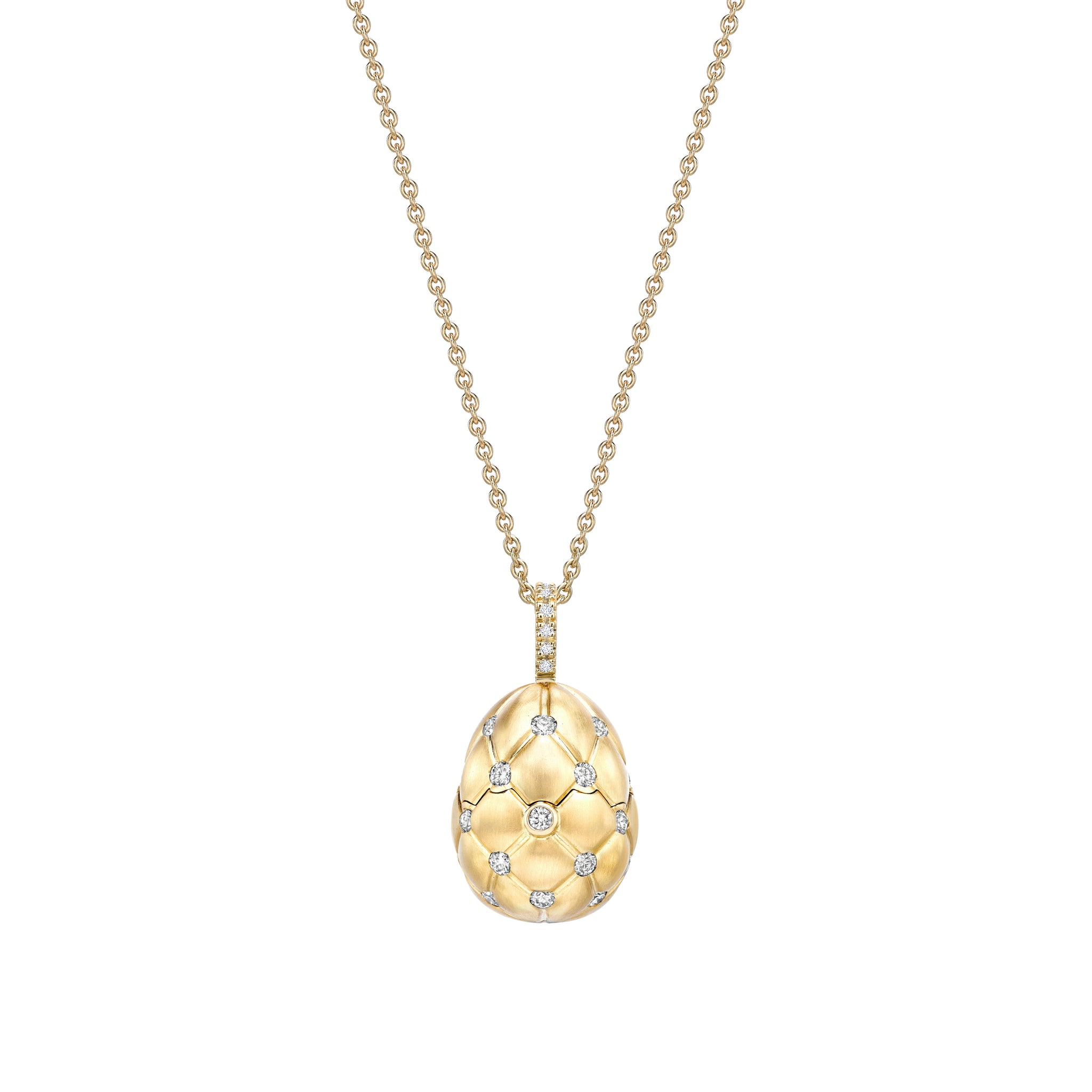 Brushed Heart Surprise Yellow Gold Locket