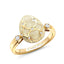 Guilloché Enamel Egg Ring