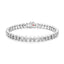 Colours of Love Cosmic Curve White Gold & Diamond Tennis Bracelet