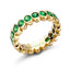 Yellow Gold Tsavorite Eternity Ring | Fabergé