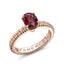 Rose Gold Ruby Fluted Ring | Fabergé
