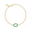 Yellow Gold Emerald Egg Chain Bracelet | Fabergé