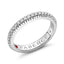 White Gold Diamond Fluted Eternity Ring I Fabergé