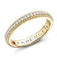 Yellow Gold Diamond Fluted Eternity Ring | Fabergé