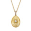 Colours Of Love Yellow Gold Mini Fluted Diamond Egg Pendant
