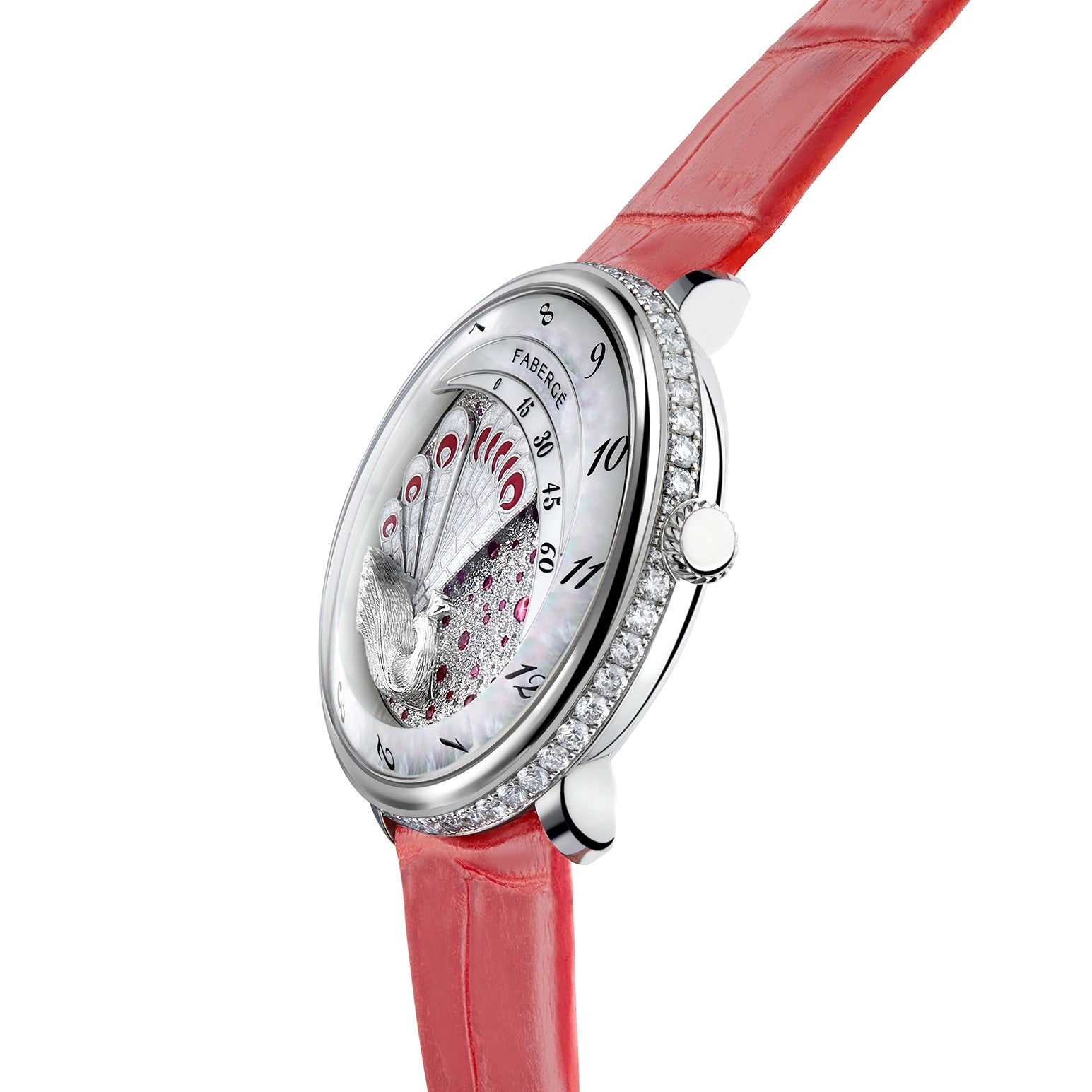 FABERGÉ WATCH – LADY COMPLIQUÉE PEACOCK RUBY WATCH
