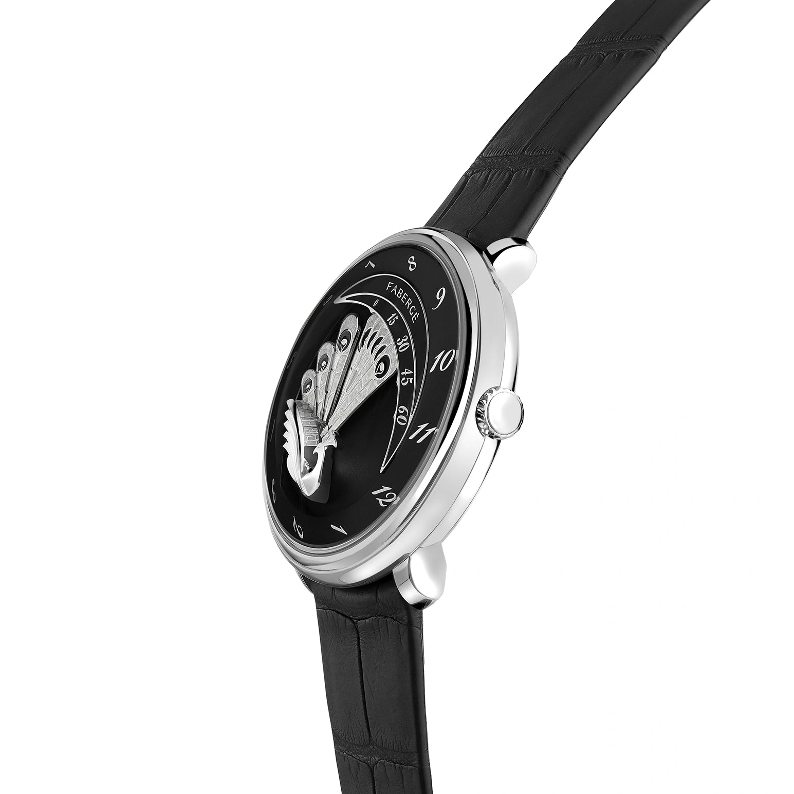 Faberge Ladies Watch - Lady Compliquée Peacock Black Timepiece