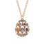 Cosmic Curve Rainbow Egg Pendant
