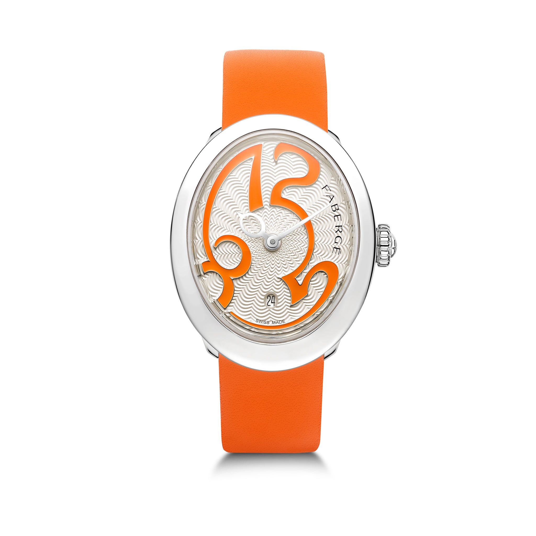 Eggsistence ST Orange Numerals Watch