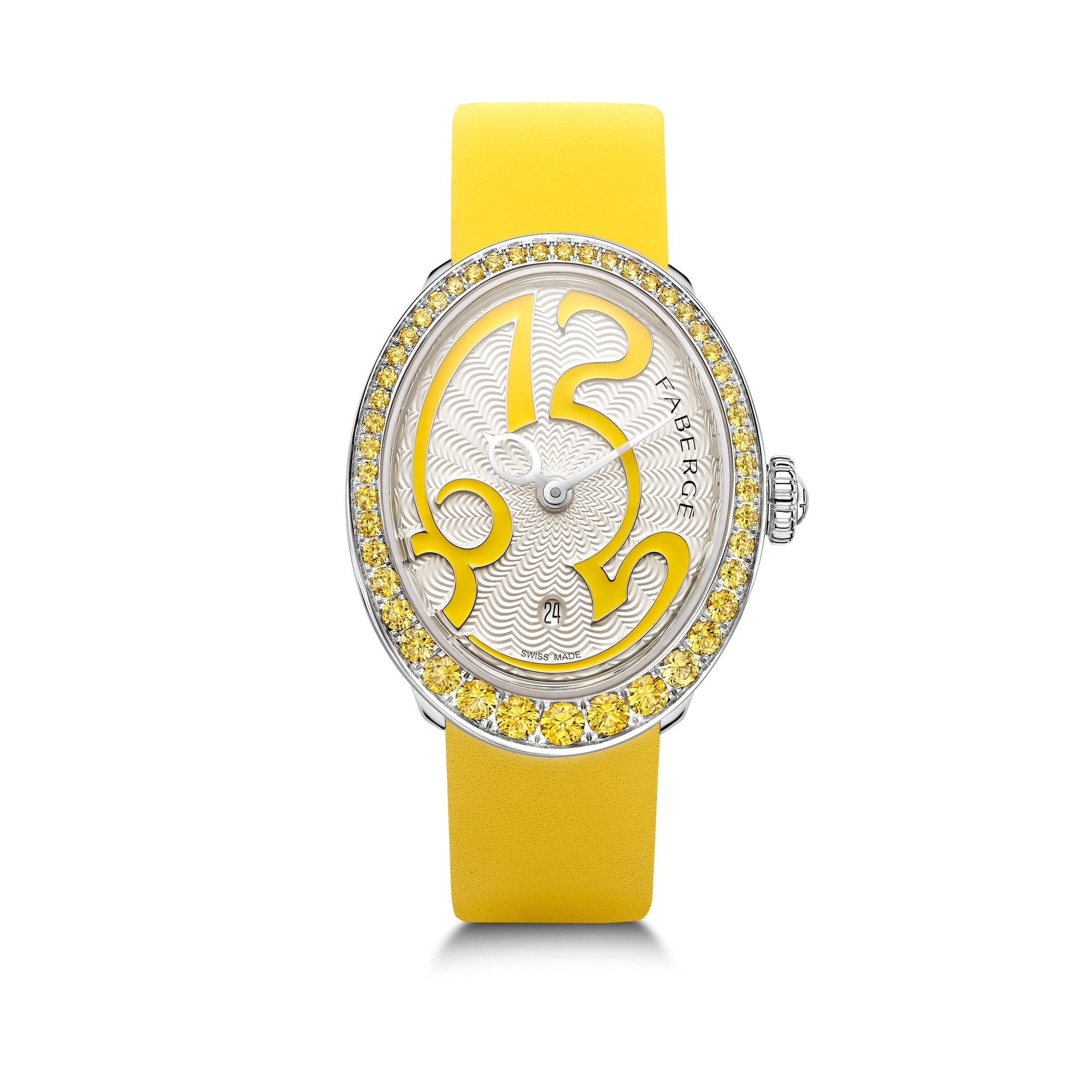 Eggsistence ST Yellow Numerals & Sapphires Watch