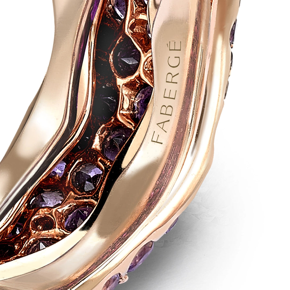 Rose Gold Amethyst Grand Ring | Fabergé