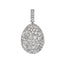 White Gold Diamond Egg Charm | Fabergé