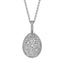 White Gold Diamond Egg Pendant | Fabergé