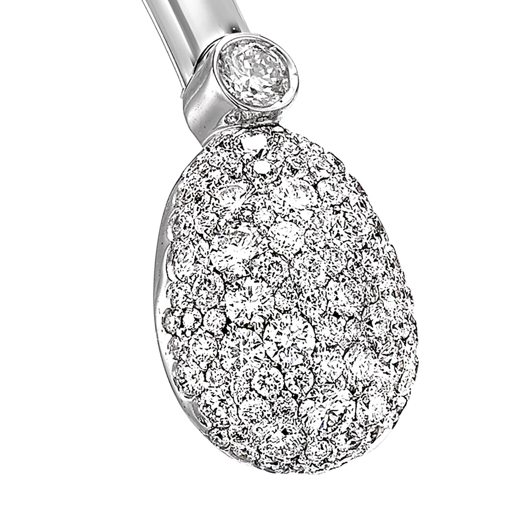 White Gold Diamond Open Bracelet | Fabergé