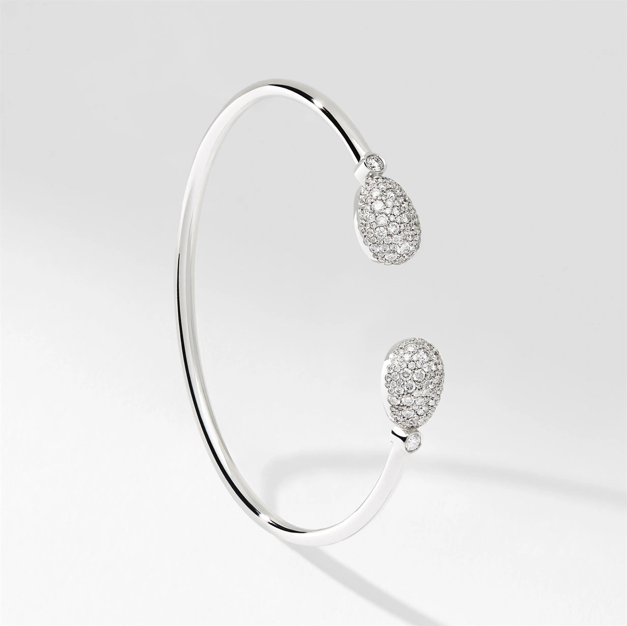 White Gold Diamond Open Bracelet | Fabergé