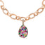 Yellow Gold Multicoloured Gemstone Egg Charm | Fabergé
