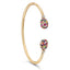 Yellow Gold Multicoloured Gemstone Open Bracelet | Fabergé