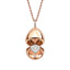 rose gold diamond heart locket | Fabergé
