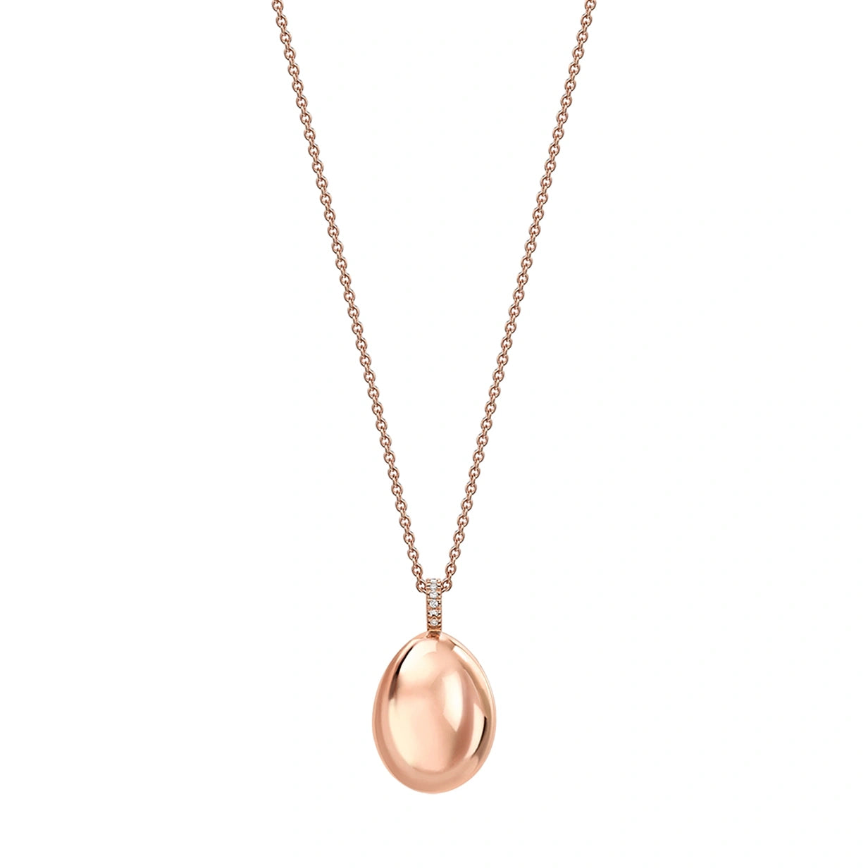 Rose Gold Egg Pendant | Fabergé