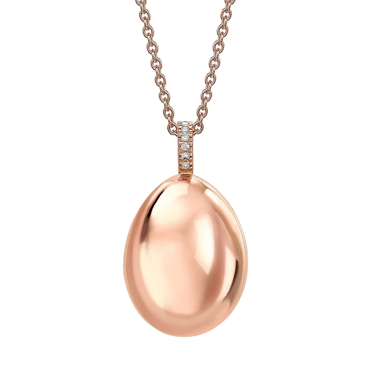 Rose Gold Egg Pendant | Fabergé