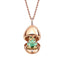 Rose Gold & Green Lacquer Frog Surprise Locket | Fabergé