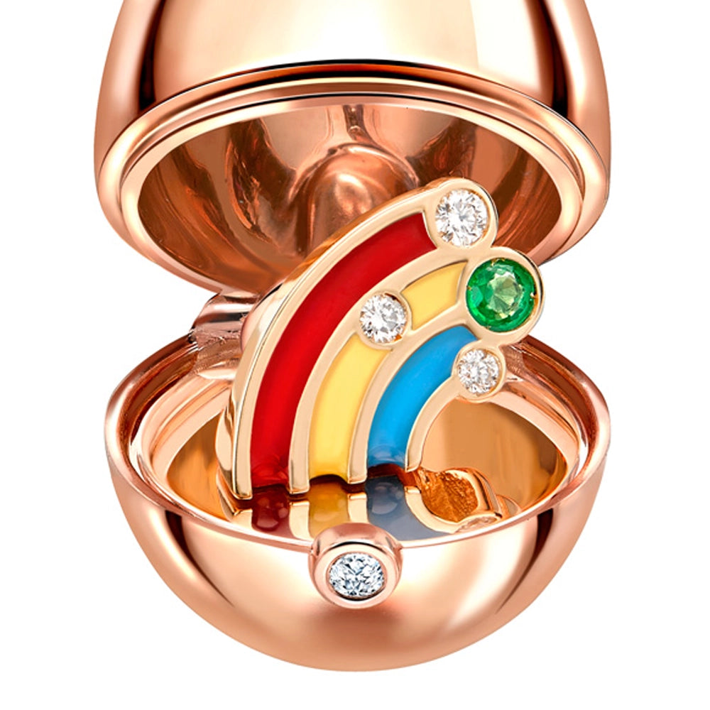 Essence Rose Gold Rainbow Surprise Locket | Fabergé