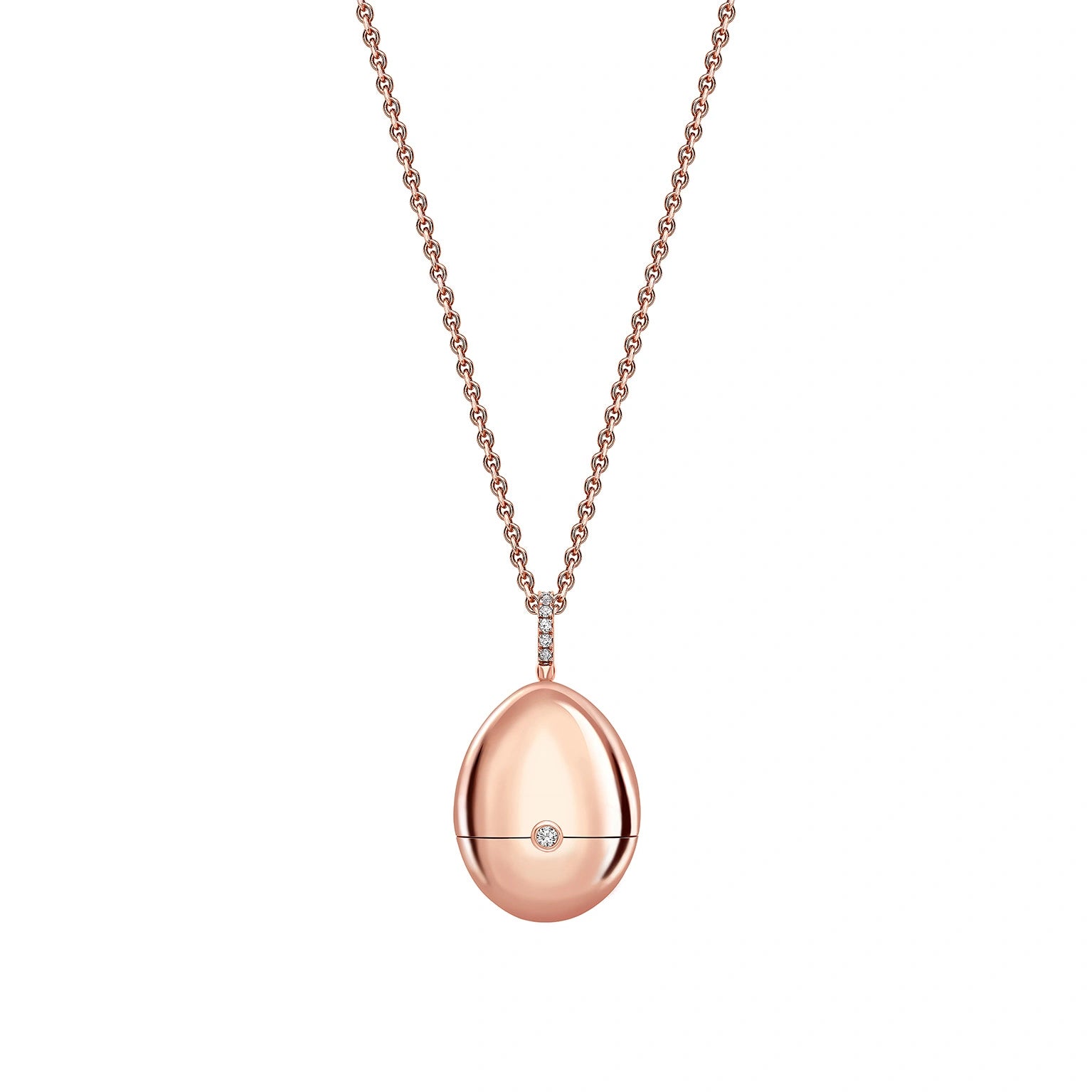 Rose Gold Red Lacquer & Ruby Set Shoe Surprise Locket | Fabergé