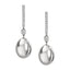White Gold Diamond Set Egg Drop Earrings | Fabergé