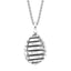 Fabergé Essence White Gold Diamond Set Spiral Egg Pendant