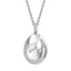 White Gold I Love You Egg Pendant | Fabergé