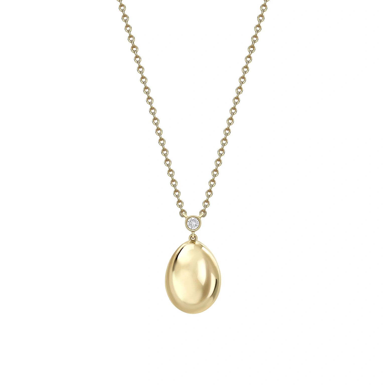 Faberge Essence Yellow Gold Petite Pendant