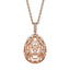 Fabergé Imperial Impératrice Rose Gold Diamond Set Egg Pendant I Fabergé