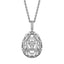 Impératrice White Gold Diamond Set Egg Pendant I Fabergé