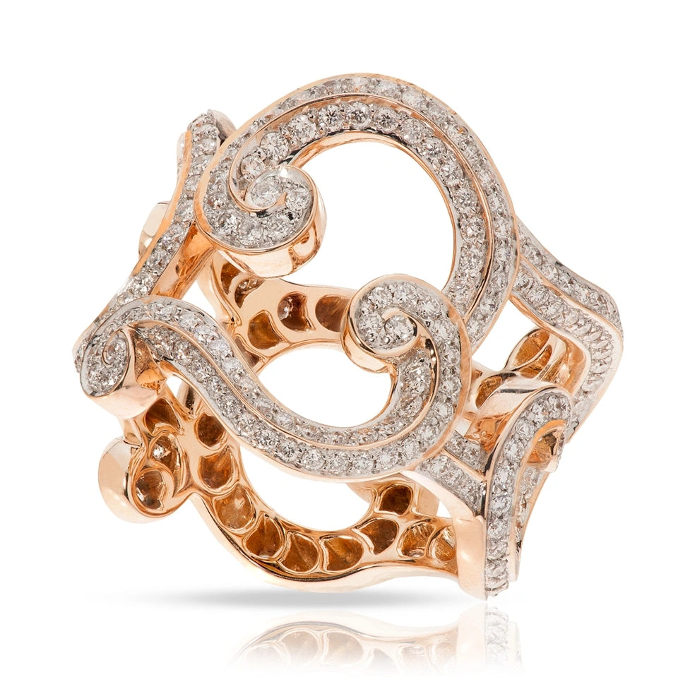 Rose Gold & Diamond Grand Ring | Fabergé