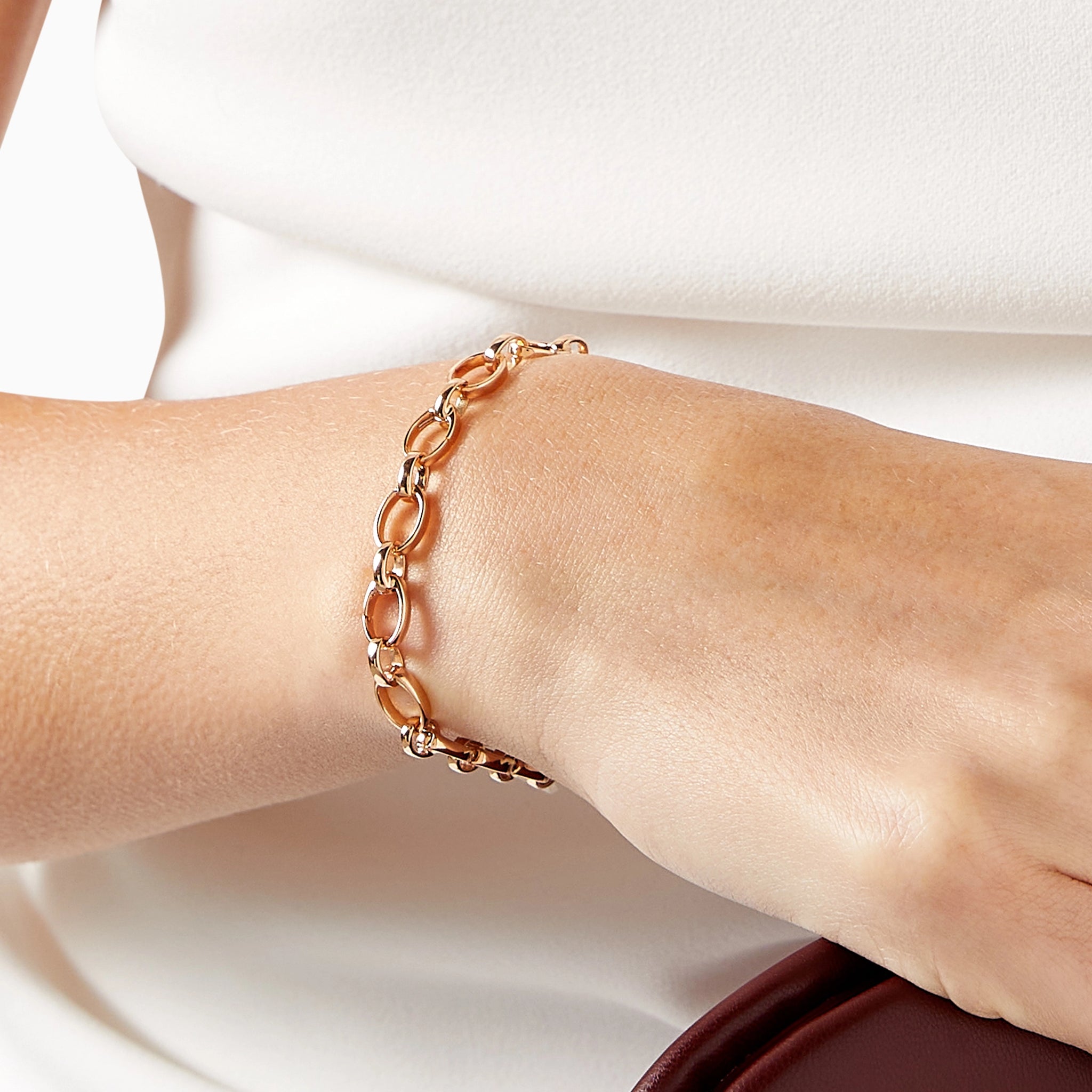 Fabergé Treillage Rose Gold Chain Bracelet