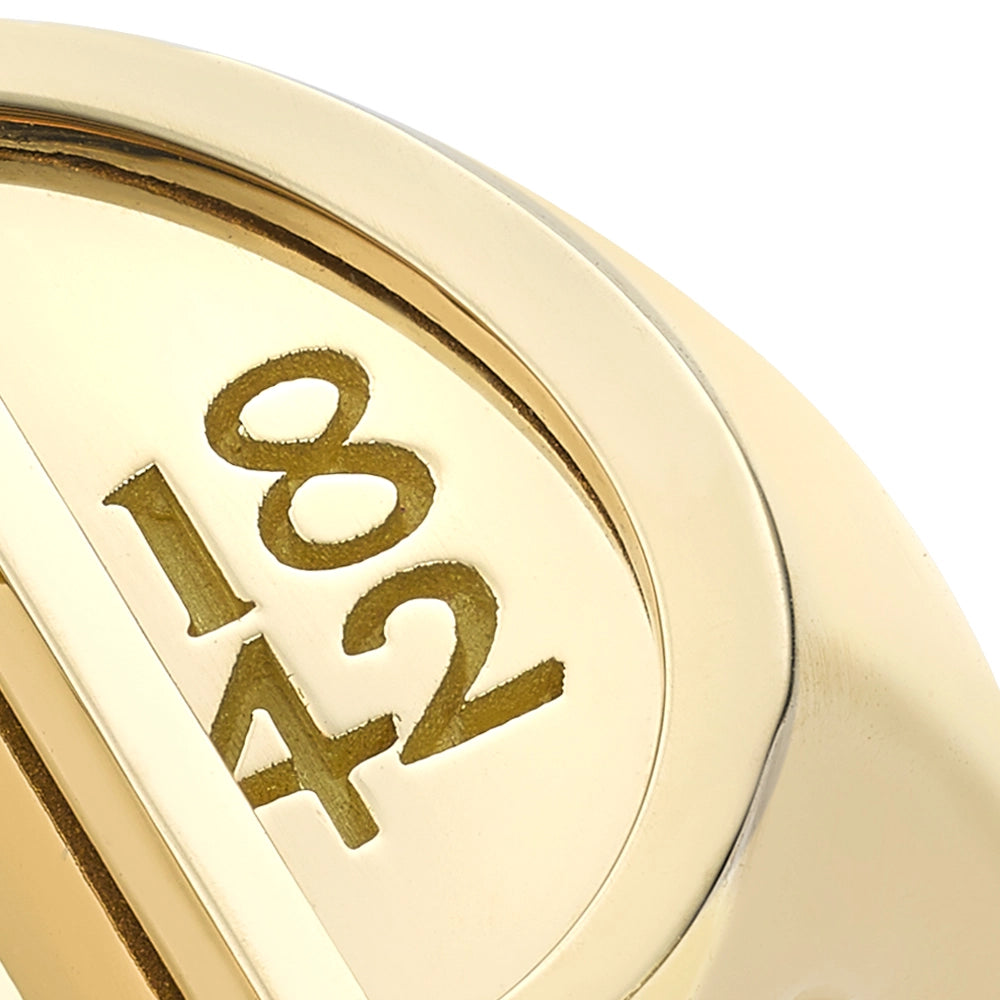 Yellow Gold Egg Signet Ring | Fabergé