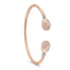 Rose Gold, Diamond & Pink Enamel Open Bracelet | Fabergé