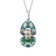 Heritage White Gold Diamond & Green Guilloché Enamel Koala  Surprise Locket