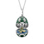White Gold Diamond & Green Guilloché Enamel Turtle Surprise Locket | Fabergé