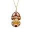 Yellow Gold Diamond and Red Guilloché Enamel Gold State Coach | Fabergé