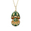 Heritage Yellow Gold Diamond & Green Guilloché Enamel Clover Surprise Locket
