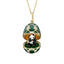 Heritage Yellow Gold Diamond & Green Guilloché Enamel Panda Surprise Locket