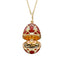 Heritage Yellow Gold Diamond & Red Guilloché Enamel Wild Rose Surprise Locket