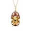 Yellow Gold Diamond & Red Guilloché Enamel Year Of The Dog Surprise Locket | Fabergé