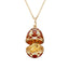 Yellow Gold Diamond & Red Guilloché Enamel Year Of The Dragon Surprise Locket | Fabergé