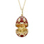 Yellow Gold Diamond & Red Guilloché Enamel Year Of The Goat Surprise Locket | Fabergé