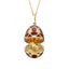 Yellow Gold Diamond & Red Guilloché Enamel Year Of The Ox Surprise Locket | Fabergé