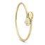 Yellow Gold, Diamond & White Enamel Crossover Bracelet | Fabergé