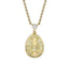 Yellow Gold Diamond & White Guilloché Enamel Petite Egg Pendant | Fabergé