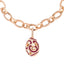 Rose Gold Charm with Red UV Cured Enamel | Fabergé